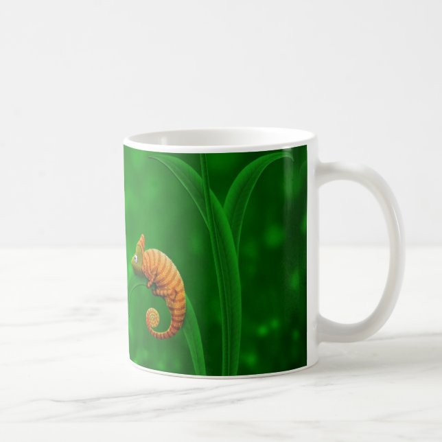 Snail and Chameleon Coffee Mug (Right)
