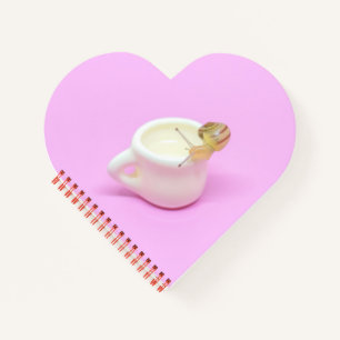 Snail and coffee cup notebook