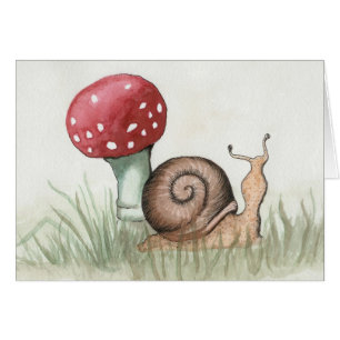 Snail and Mushroom