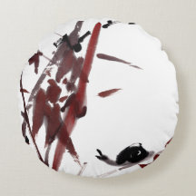 snail and red bamboo art