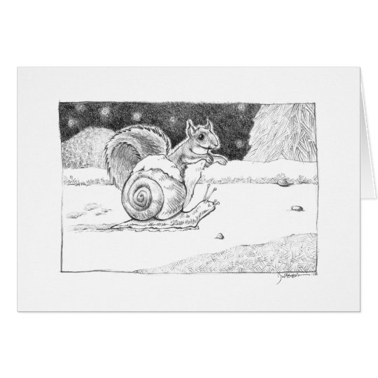 Snail and Squirrel card