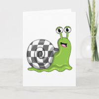 Snail at Chess with Chessboard