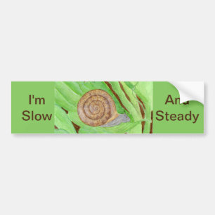 Snail Bumper Sticker