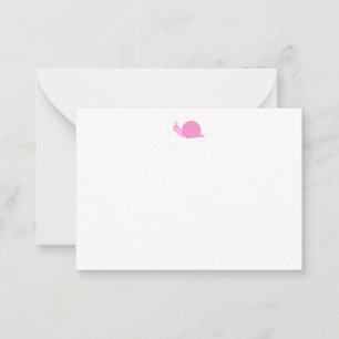 Snail Card Personal Stationery