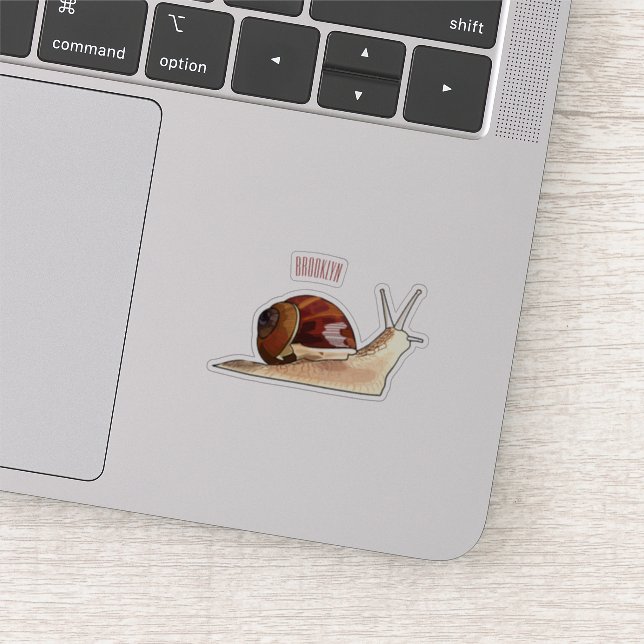 Snail cartoon illustration (Detail)