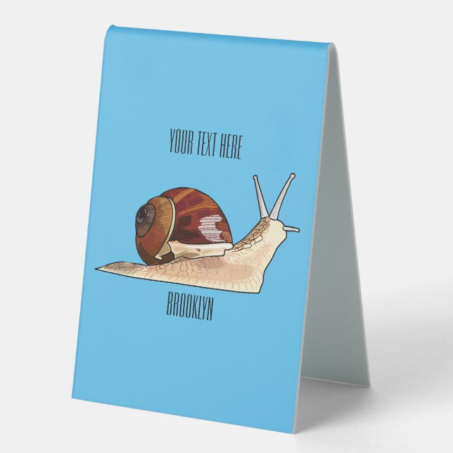 Snail cartoon illustration (Front)