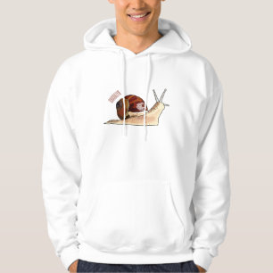Snail cartoon illustration hoodie