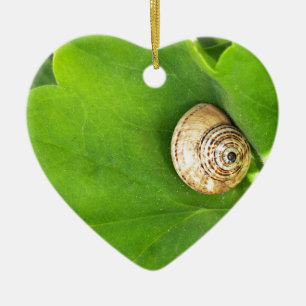 snail ceramic tree decoration