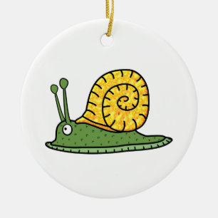 Snail Ceramic Tree Decoration