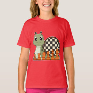 Snail Chessboard Chess Board game T-Shirt