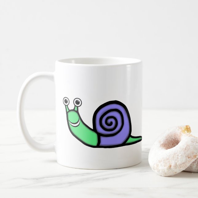 Snail Coffee Mug (With Donut)