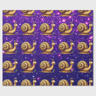 Snail Cute Charming Theme Character Gift Wrap