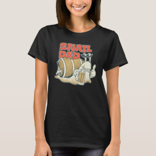 Snail Dad Rare Snail Keeper Pet Slug Snail T-Shirt