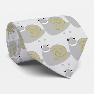 Snail Design Any Colour Background Tie