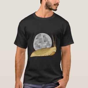 Snail Disco Ball Funny Crystal Shell Animal Lover T-Shirt