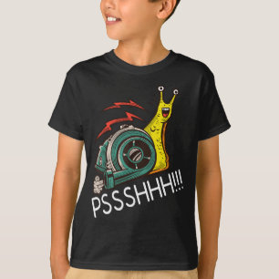 Snail Funny Turbo Boost Racing Pshh T-Shirt