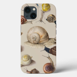 Snail Garden Pet Gastropod Slug Botanical Snails iPhone 13 Case
