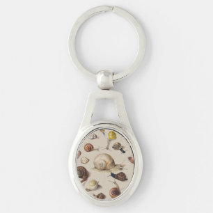 Snail Garden Pet Gastropod Slug Botanical Snails Key Ring