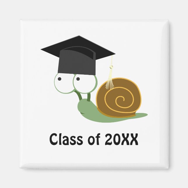 Snail Graduate 20XX Magnet (Front)