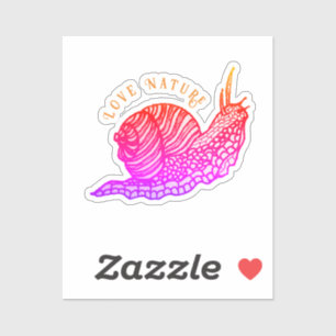 Snail in graphic style