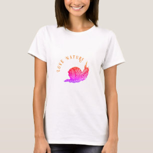 Snail in graphic style T-Shirt