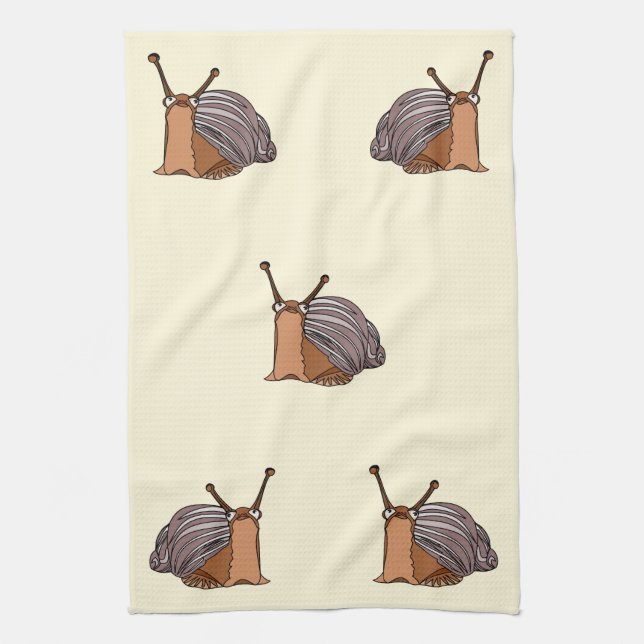 Snail Kitchen Towel (Vertical)