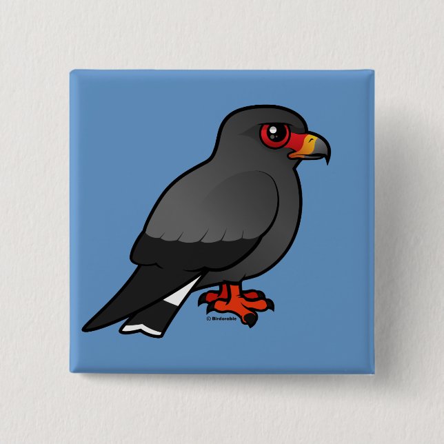 Snail Kite 15 Cm Square Badge (Front)