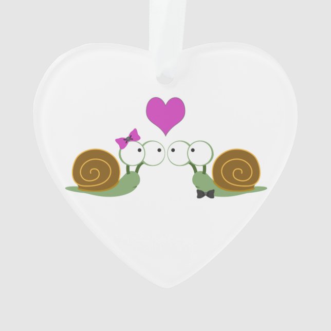 Snail Love Ornament (Back)