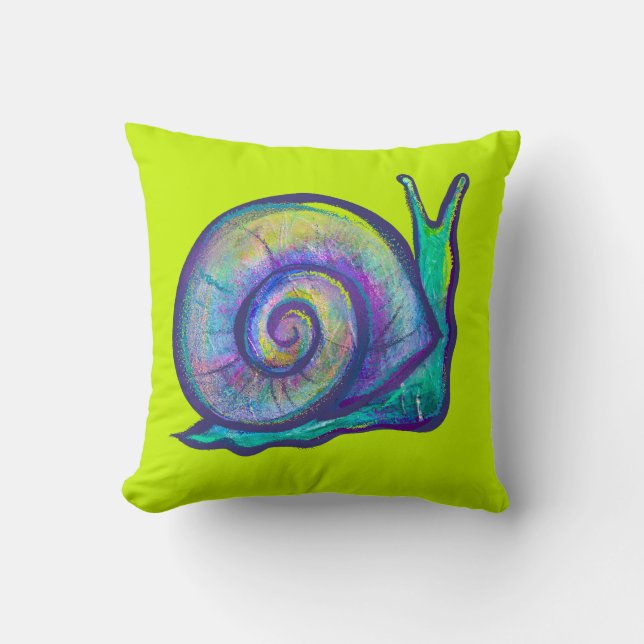 Snail Lovers Cushion (Front)