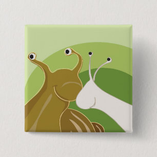 Snail Mail 15 Cm Square Badge