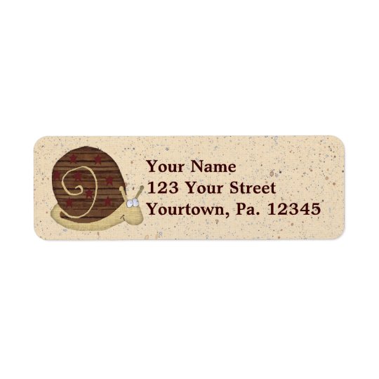 Snail Mail Address Label