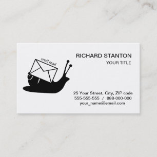 Snail mail business card