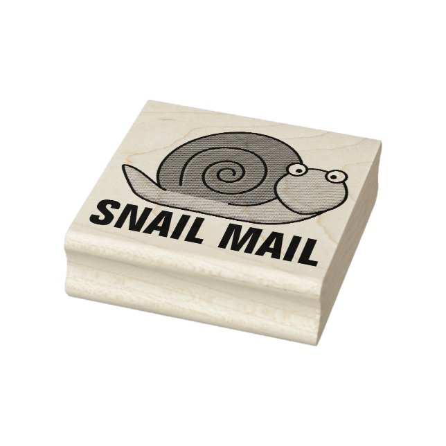 SNAIL MAIL FUNNY RUBBER STAMPS (Stamp)