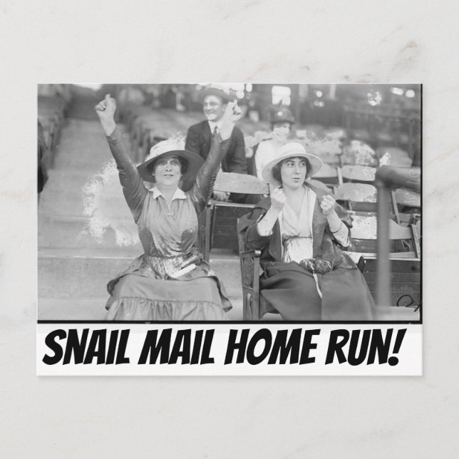 Snail Mail Home Run Postcard (Front)