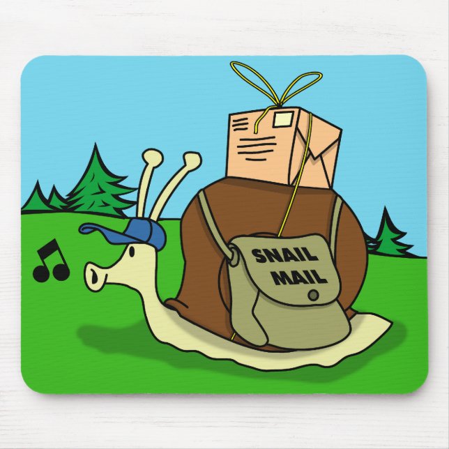 Snail Mail Mousepad (Front)