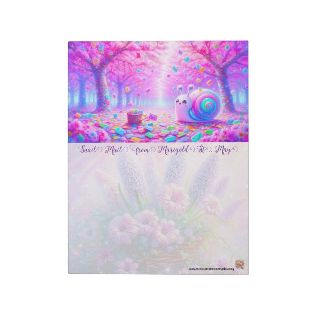 Snail Mail Notepad (Rotated)