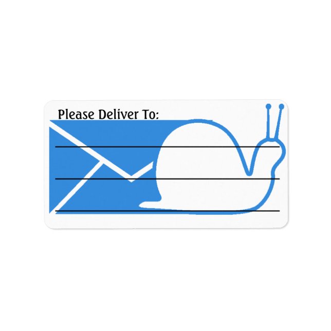 Snail Mail Please Deliver To (PDT) Labels (Front)
