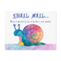 Snail Mail - Postcard