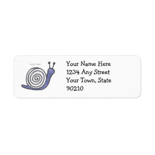 Snail Mail Return Address Label