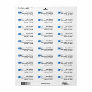 Snail Mail return address labels