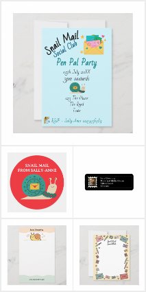 Snail Mail Social Club Pen Pal Stationery & Mail