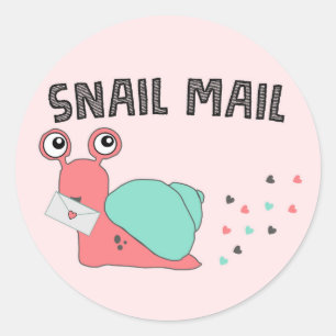 Snail Mail Sticker - heart dust!