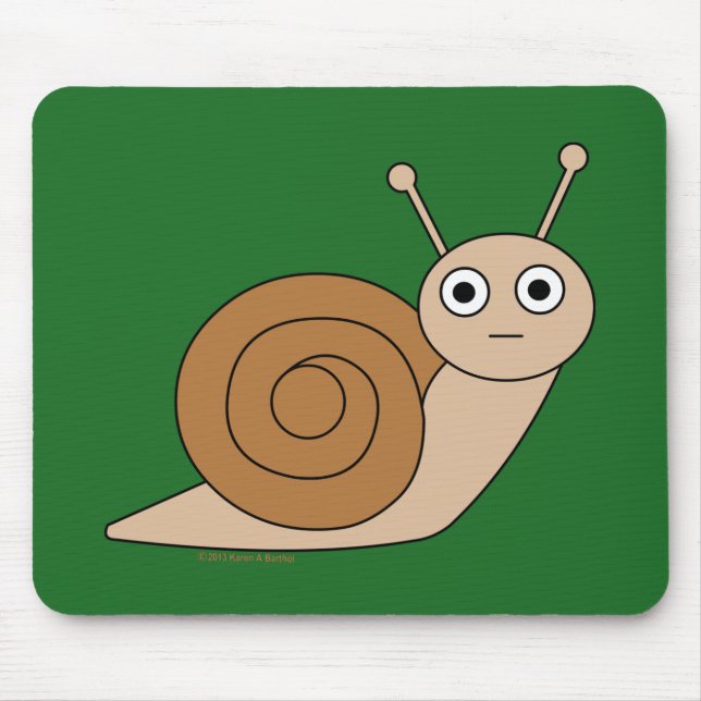 Snail Mouse Mat (Front)