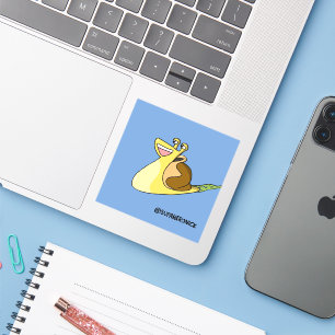 Snail Nathan Cartoon Snail Sticker