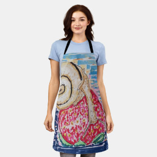 Snail on the Strawberry Apron