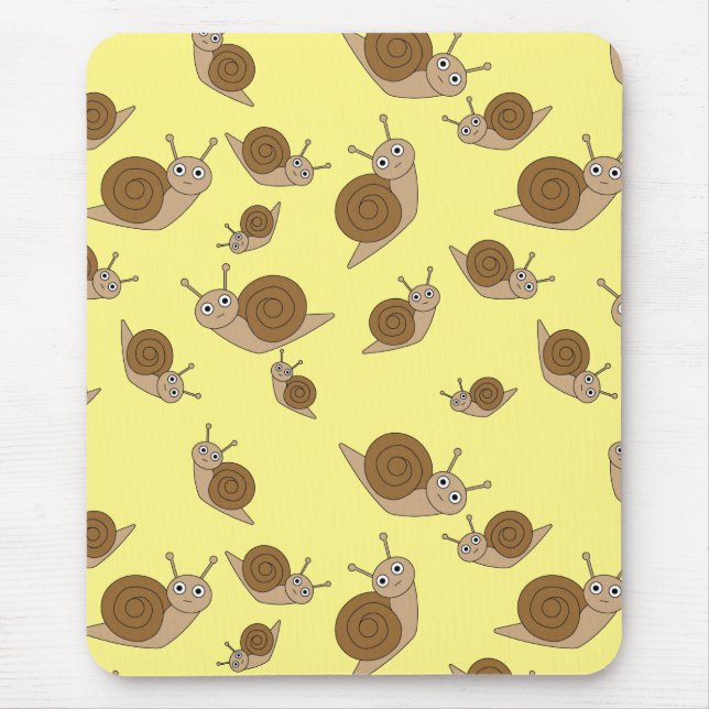 Snail Pattern Mouse Mat (Front)