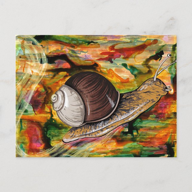 Snail Postcard (Front)