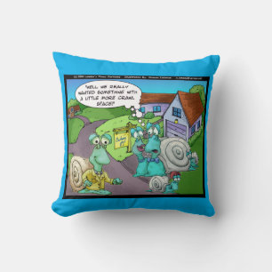 Snail Real Estate Sales Funny Gifts & Collectibles Cushion