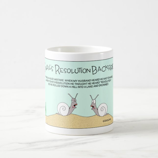 Snail Resolution Coffee Mug (Center)