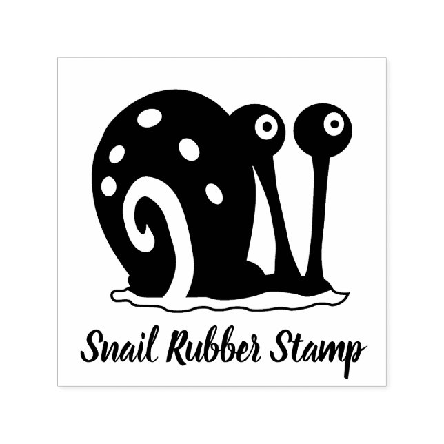 Snail Self-inking Stamp (Design)